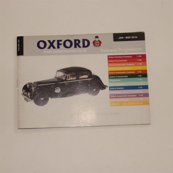 Oxford Diecast Scale Models Catalog Jan to May 2010