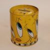 Warner Bros. Tweety Bird Yellow Tin Money Box Coin Bank