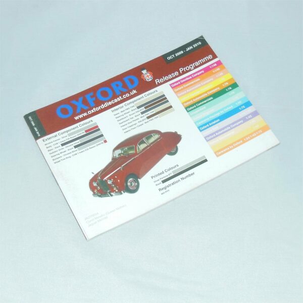 Oxford Diecast Scale Models Catalog Oct 2009 to Jan 2010