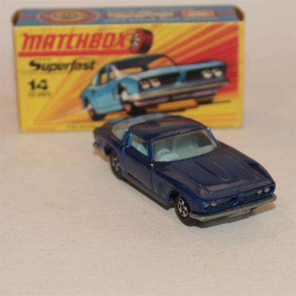 Matchbox Lesney 14e Iso Grifo Superfast Thin Wheels Early Issue 1969 Boxed