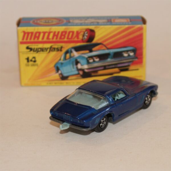 Matchbox Lesney 14e Iso Grifo Superfast Thin Wheels Early Issue 1969 Boxed