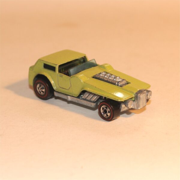 Mattel Hot Wheels 1973 Hiway Robber Lime Hong Kong Capped Rear Wheels Loose