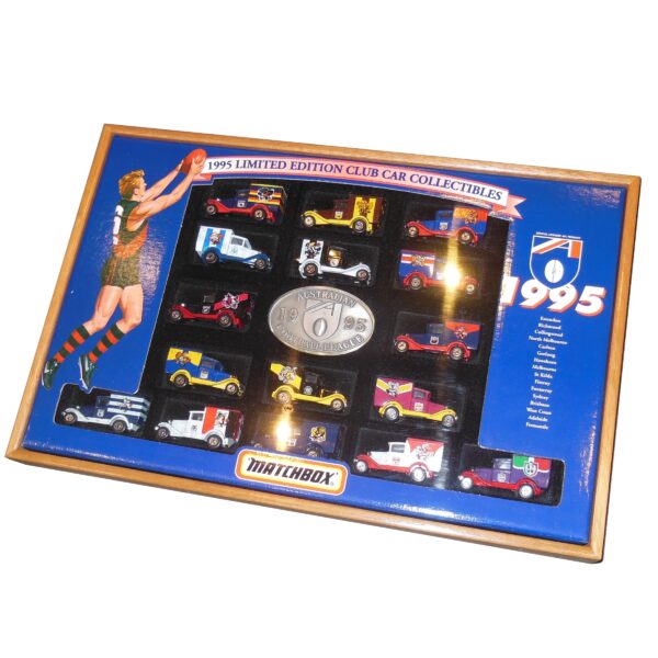 Matchbox 1995 AFL Australian Football Model A Ford Vans MB38AFL017 Display Case