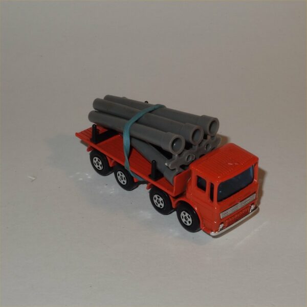 Matchbox Lesney 10e Leyland Pipe Truck Superfast 1970 Mint Original Box